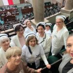 Dziś Sejm Rzeczypospolitej Polskiej. odwiedziły pielęgniarki
