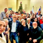 Z przyjaciółmi z łódzkich środowisk demokratycznych na świąteczno-noworocznym spotkaniu